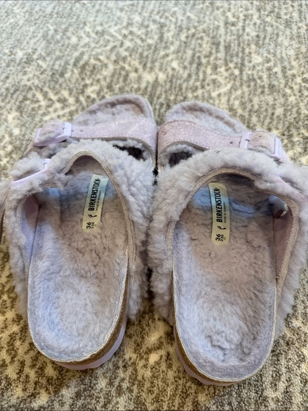 Birkenstock Kids Cozy Sandals - Light Lavender